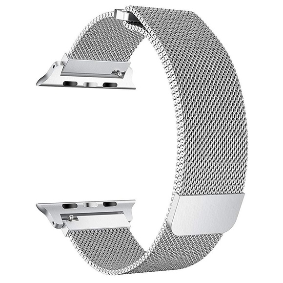 42mm/38mm for Apple Silver Milanese Mesh magnetic - Picture 3 of 3